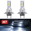 Dustproof LED Headlights Super Bright Replacement Parts Car 2Pcs H7 8000LM