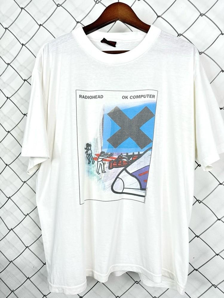 Radiohead OK Computer Tour 1997’s Band Cotton Unisex T shirt Reprint WA3473 Unisex T-Shirt S