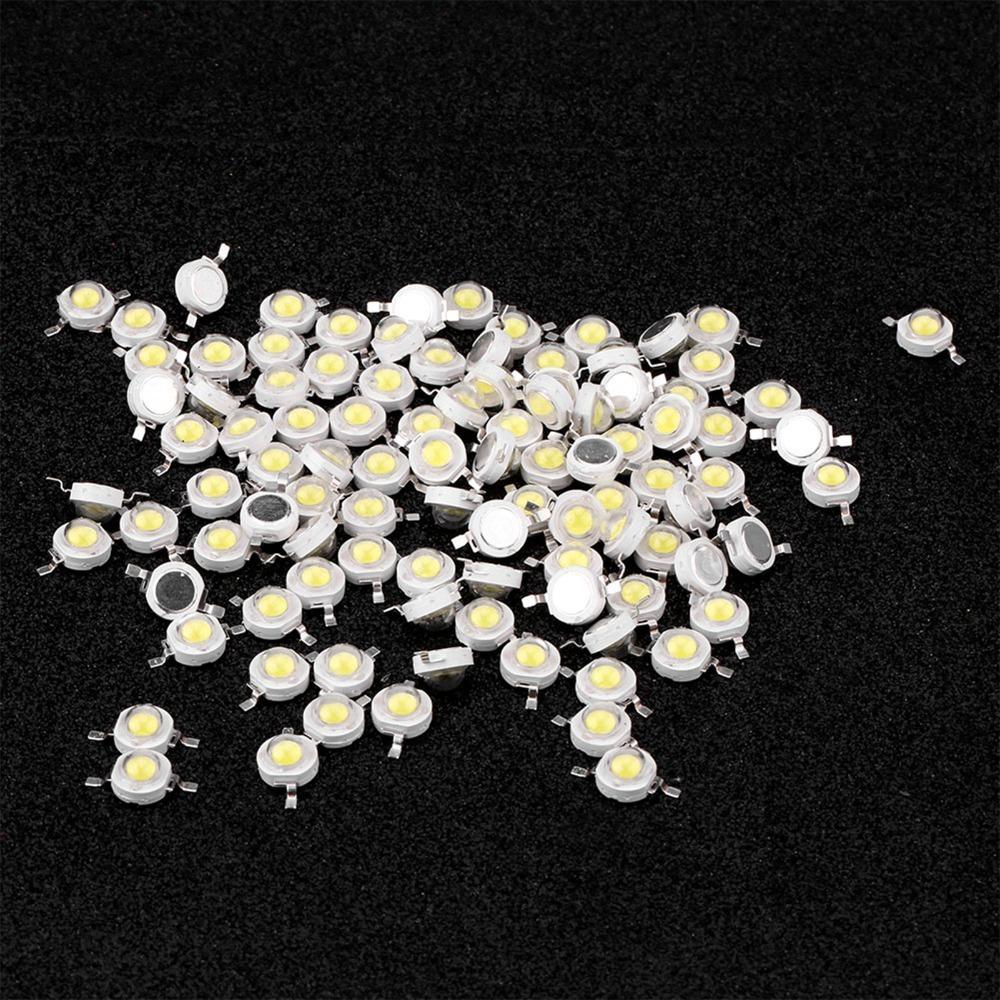 50PCS 1W High Power LED Chips SMD 110LM/W DIY Lighting Fixtures Spotlight Replacement