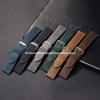 Genuine Calfskin Leather Watchband for Omega Business Watch Band for Seiko 18mm 20mm 22mm Handmade Stitching Cowhide Brown Strap