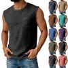 Canotta a Maglia Senza Maniche da Uomo Girocollo Casual con Tasca Vestibilità Rilassata Leggera Camicia Estiva