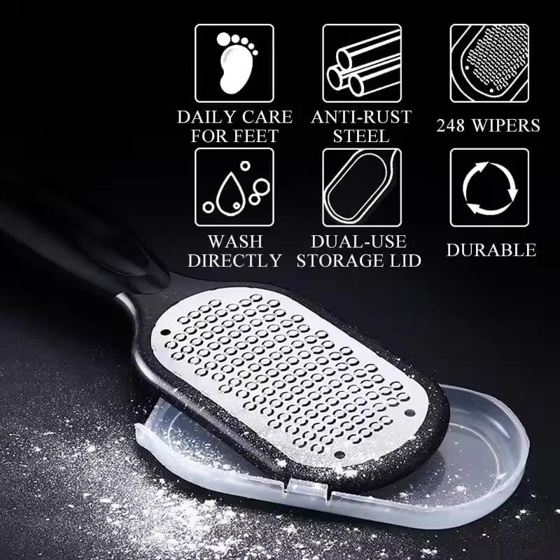 1Pcs/2PCS/3PCS Foot File Professional Rasp Heel Grater Hard Dead Skin Callus Remover Pedicure Foot Care Tools