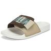 Kappa Retro Breathable Beach Velcro EVA Silent Non-Slip Slide Sandals Unisex Footwear White Brown K0DX5LT10F-6536
