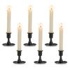 Elegant Black Iron Candle Holder Candlestick Stand for Dining Table Celebration