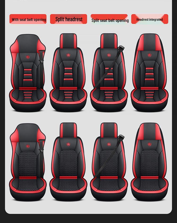 SAIC Hongyan Jieshi C500/M500/C350 Truck Leather Seat Cover Cushion - King Kong Series, Full Wrap