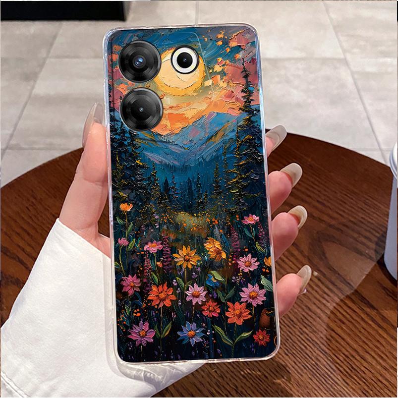 For Tecno Camon 20 Pro 5G CK8n Phone Case Techno Camon 20 Pro 5G Cover Silicone Luxury Cute Love Rabbit Funny Clear Soft Casing