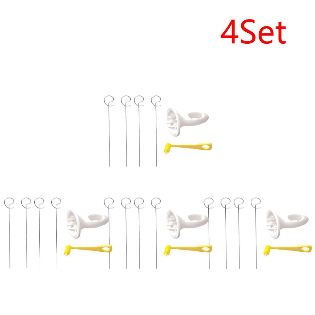 Спиральный картофелерез с 4 палочками из нержавеющей стали Картофелерез Торнадо Спирализатор для приготовления чипсов Кухонные аксессуары
