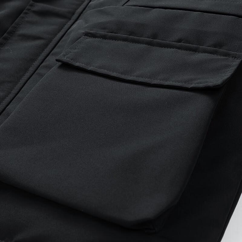 Men's Winter Windproof Padded Hooded Parka Jacket