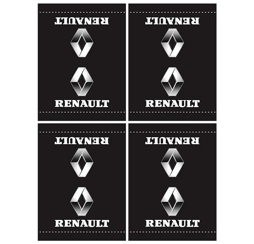 Vnitřní samolepky pro Renault Megane 2 3 4 Twingo Clio Talisman Captur Trafic Kwid Scenic 2 Kreativní osobnostní dekorace auta