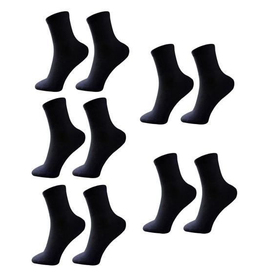 5 Paar Herrenmode Business Casual Warme Winter Weiche Baumwolle Sport Atmungsaktive Socken