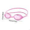 Silicone Swimming Goggles Eyewear Leakproof Clear View Double Straps Soft Glasses for Men