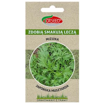 Mizuna japanische frische Gemüsesamen PREMIUM 2g Graspapier