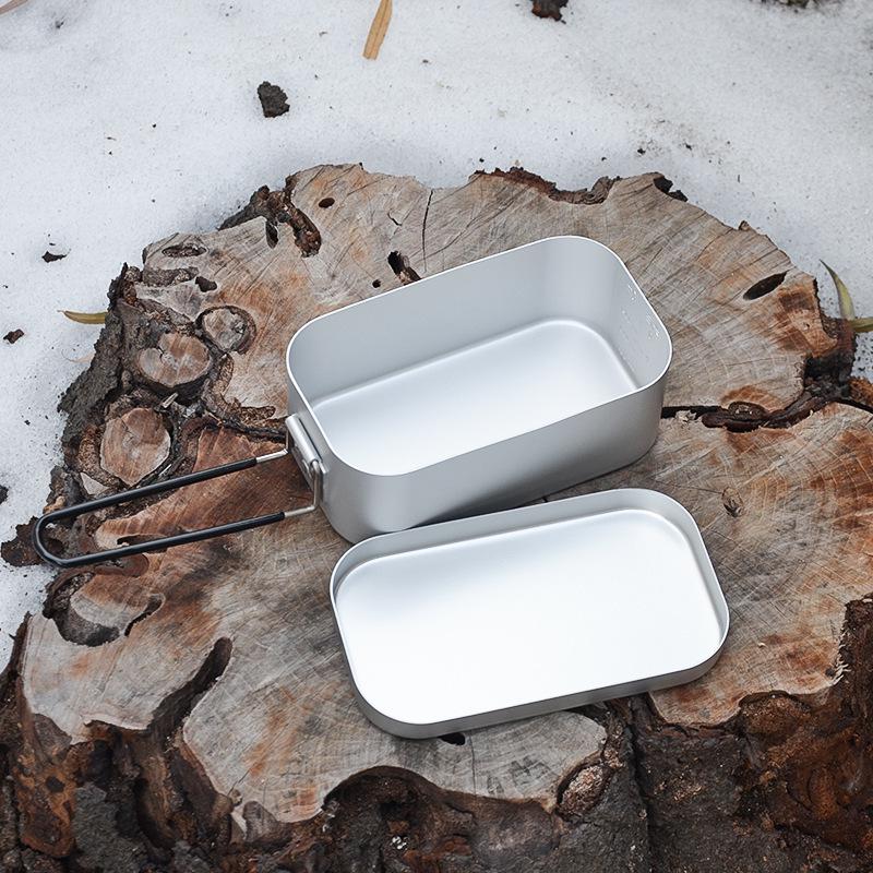 Ultra-Light Portable Aluminum Lunch Box for Outdoor Travel