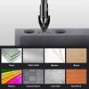 3-12mm Cross Hex Tile Drill Bit Set Precision Ground Hole Opener  Porcelain Tile Drilling