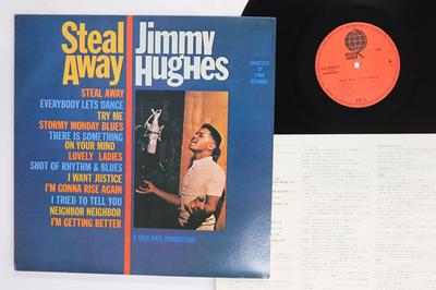LP Record JIMMY HUGHES  Steal Away ULS6024 OVERSEAS RECORD 1978 Japan SoulFunk Used