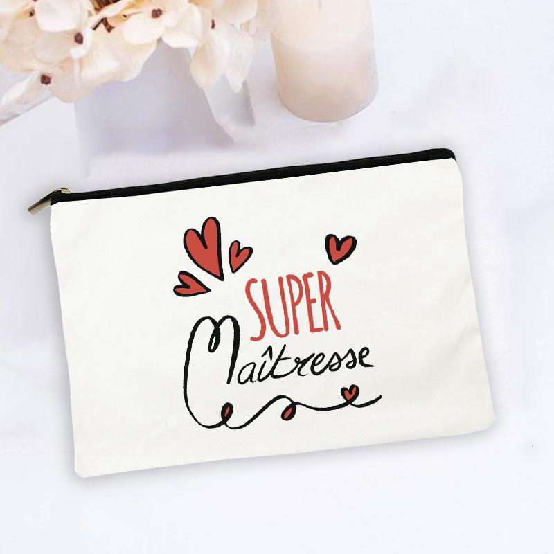 

Super Teacher Printed Women Men Wash Storage PouchTeacher Gifts Cosmetic Bag Makeup Bag Pencil Bags Travel Toiletries Organizer