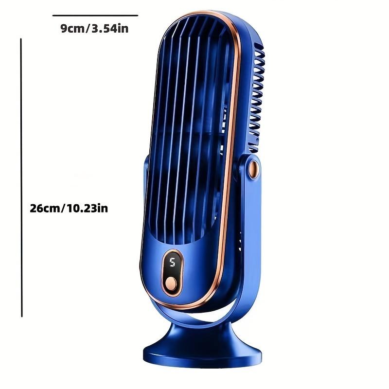 Ventilador de torre de mesa Chegada Home Office Use Ventilador elétrico Vento forte Resfriamento USB Display LED Ajuste de 5 velocidades Essencial para o verão
