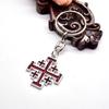 Convenient Christian Cross Keychains Pendants Symbol of Faith Suitable for Religious Individual Fashion Enthusiasts