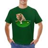 SNOOKER CAT T-shirt summer top sublime vintage fruit of the loom mens t shirts
