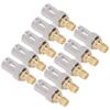 10Pcs RF Coaxial Cable Adapter SMA Female to BNC Female Coax Line Connector Set Kit