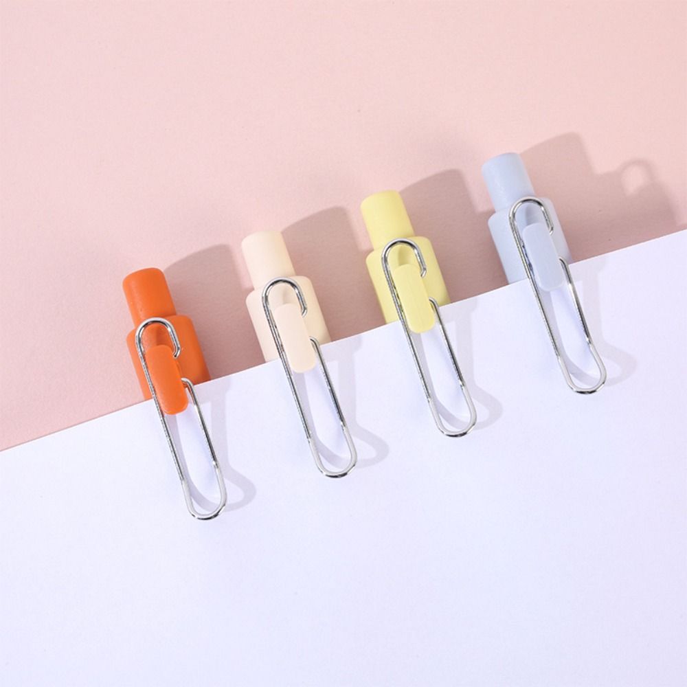 4Pcs/set Durable Cute Gel Pen Black Ink Boxed ST Pen Tip Retractable 0.5mm Signature Pen Student School Office Supplies