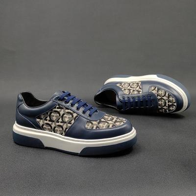 Heren Lente Canvas Schoenen: Trendy, Veelzijdig, High-End, Dikgezoolde, Ademende Casual Schoenen