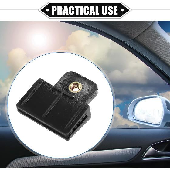 

2 Pcs Window Door Glass Channel Retainer Clip, 1.73 x1.57 x0.51 Glass Regulator Holder Sash Clip Universal for Car Truck Van Durable Plastic Black