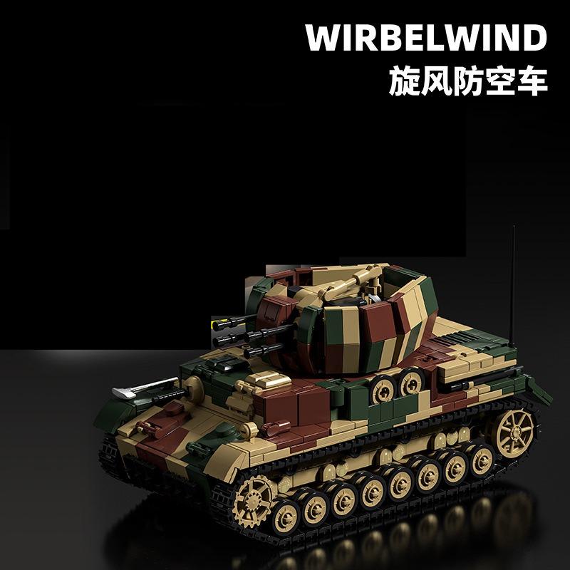 Technology PANZER IV H Tank Vehicle Bricks WWII Military Tank Model Building Blocks Toy MOC Army Tiger DIY Toy for Children Boys