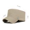 Sunshade  Hat Men's Spring Autumn Flat Top Hat for Middle-Aged and Elderly Outdoor Sunscreen Hat
