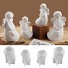 Angel Wing Statue Silicone Candle Molds Food Grade Silicones Mould Easy Demodling for Epoxy Resin Candle Soap Making