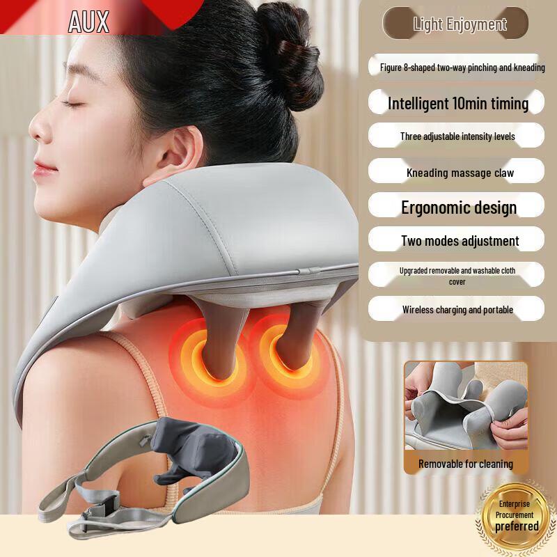 

AUX Heated Shoulder & Neck Kneading Massage Shawl