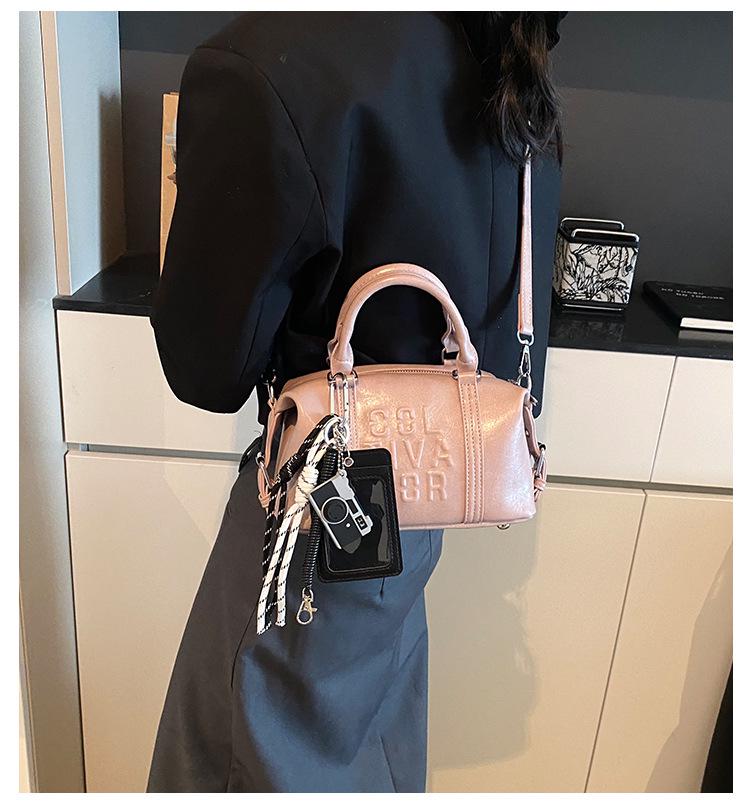 Women's Versatile Retro Boston Crossbody Bag