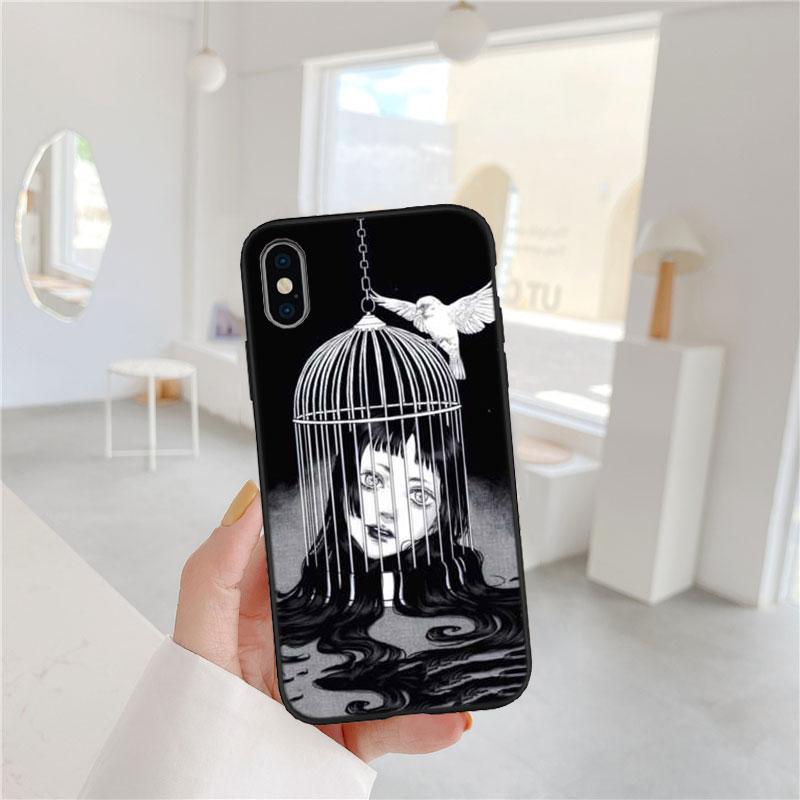 CJ65 Horror Tomie Junji Ito Soft Shell Phone Case for Xiaomi Xiaomi Poco M4 M5 M6 M7 X3 X6 X7 F8 Ultra Pro GT NFC
