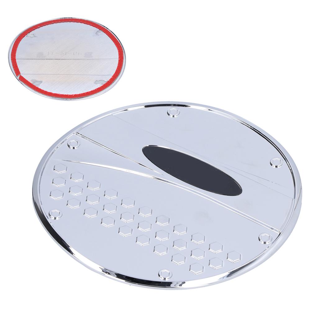 Acabamento da Tampa do Tanque de Combustível Tampa do Bocal de Gás Cromado Decoração Substituição para Mazda CX3 CX?3 2016?2018