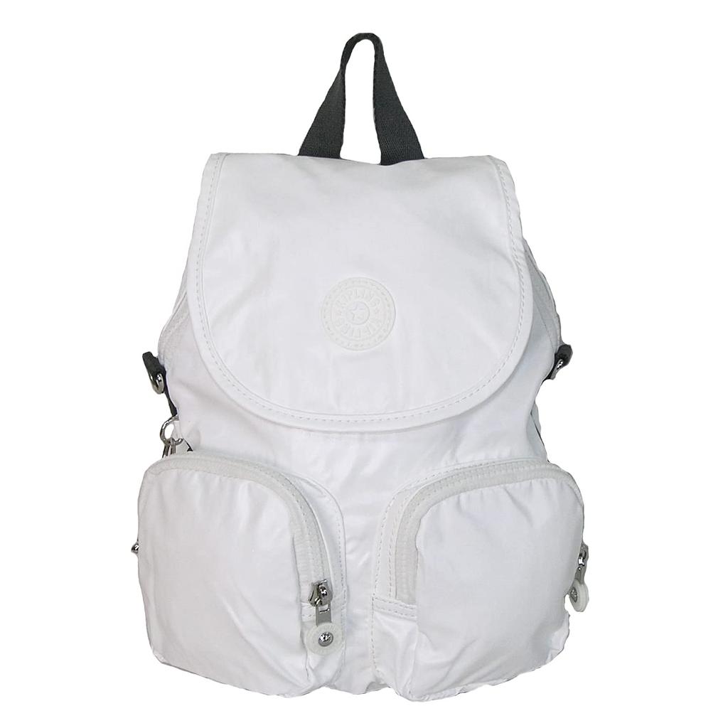 Kipling Firefly Up 47I Backpack K23512 White Metallic [Used]