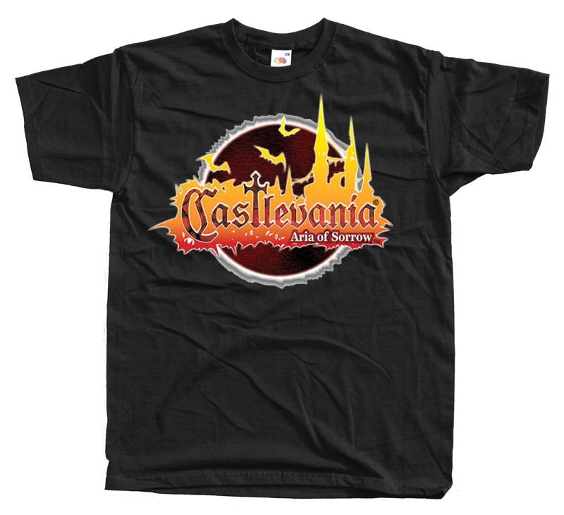 Castlevania Aria of Sorrow logo T shirt BLACK S
