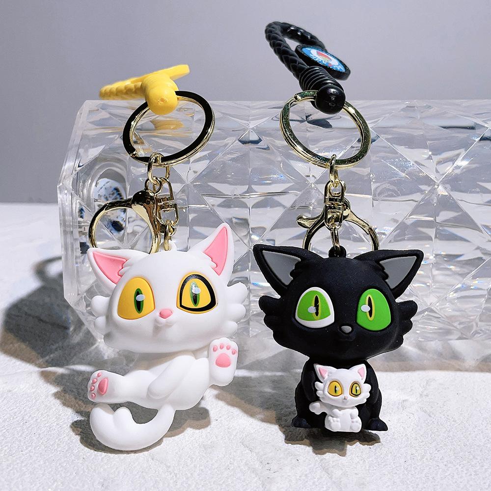 Kawaii Suzume No Tojimari Daijin Cat Keychain Figure Anime Action Figure Desktop Doll Collection Toy for Kid Gift