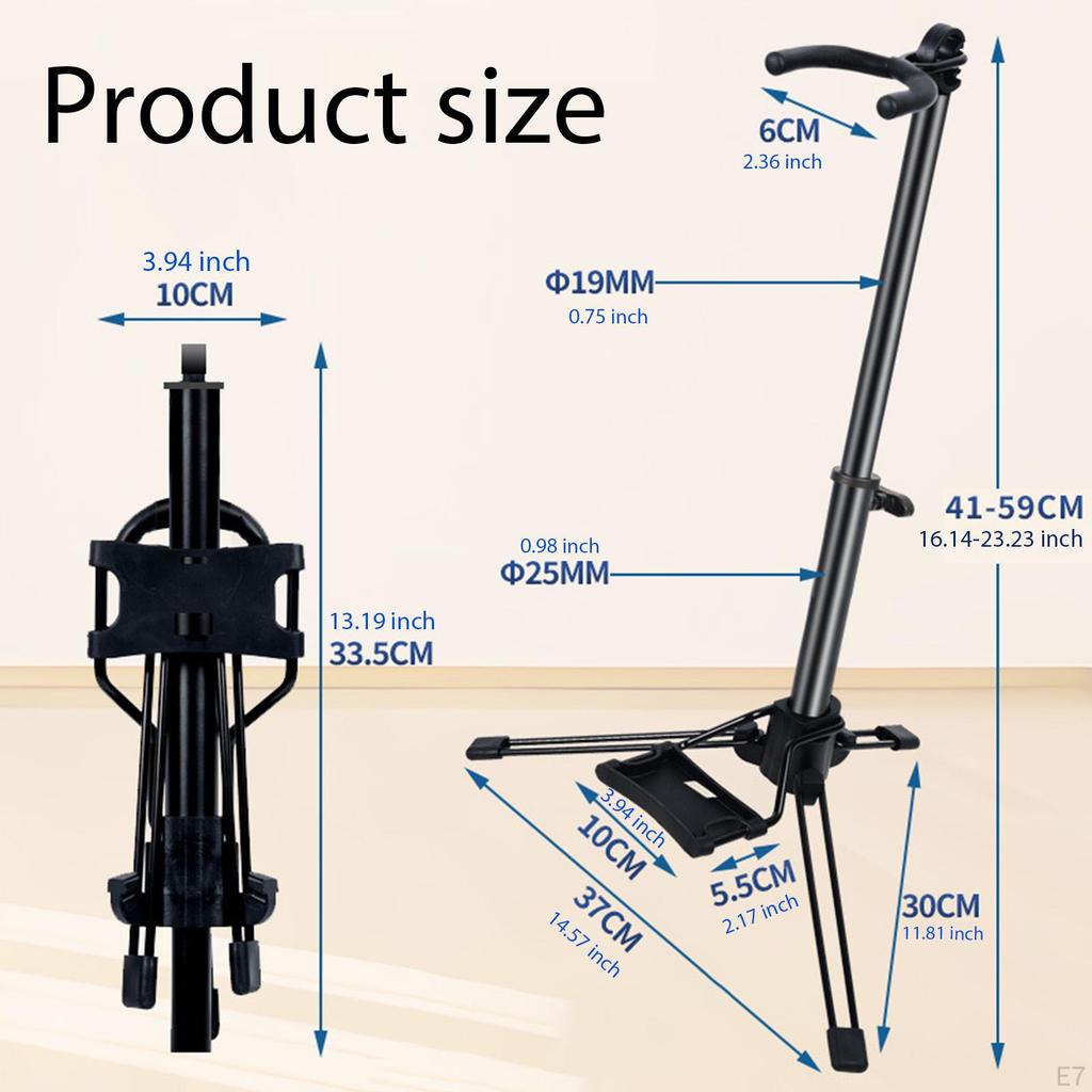 Digitales Blasinstrument Halter Verstellbar Kratzfest Faltbares Rack Aerophon Stativständer