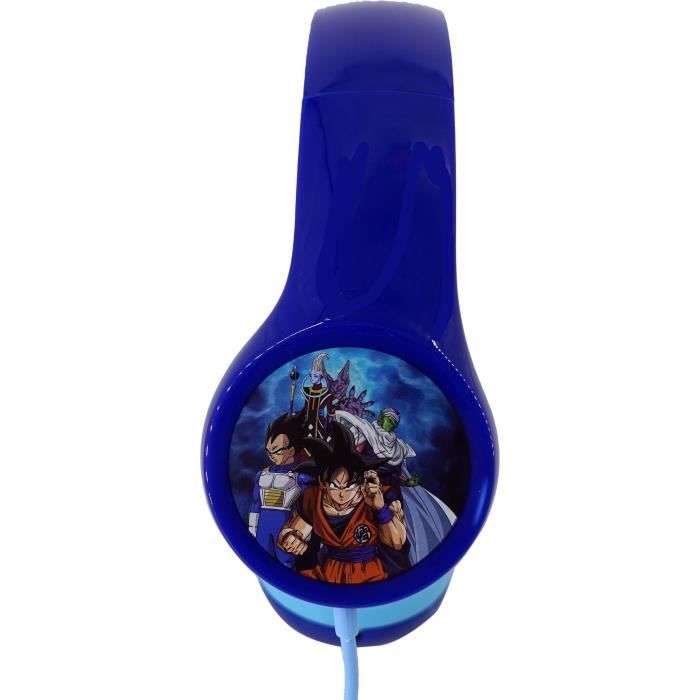 Casque audio enfant trunks et goten - dragon ball z super - teknofun - 85 db - bleu