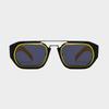 NeoRetro 86509 Plain Sunglasses C1 Yellow