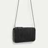 Women Bag PU Flap Fashion Rivet Dark Style Shoulder Bags  Crossbody Euro-America Style Evening Clutch Bag