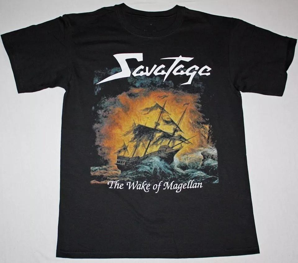 

SAVATAGE MAGELLAN S Wake up Cotton Black For Men T-shirt S-4XL NG2200 Unisex T-Shirt M