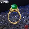 925 Sterling Silver Jade Finger Rings for Women Fashion Party Jewelry