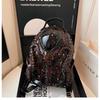 2025 Punk-Style Acrylic Backpack: European Fashion, Large Capacity, Unique Design for Women