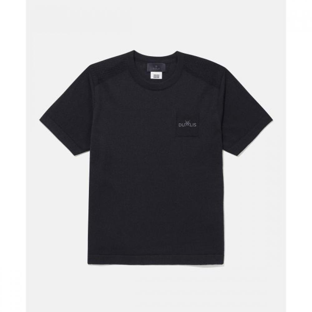 

DeScente Women S dualleSS fuSion Flex Short Sleeve Knit Black BLK0BLACK/85