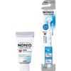 NONIO Tongue Cleaner + Tongue Cleaning Gel: Tongue Brush, Tongue Polishing, Bad Breath Care, Specially Designed for the Tongue, Gentle Formula