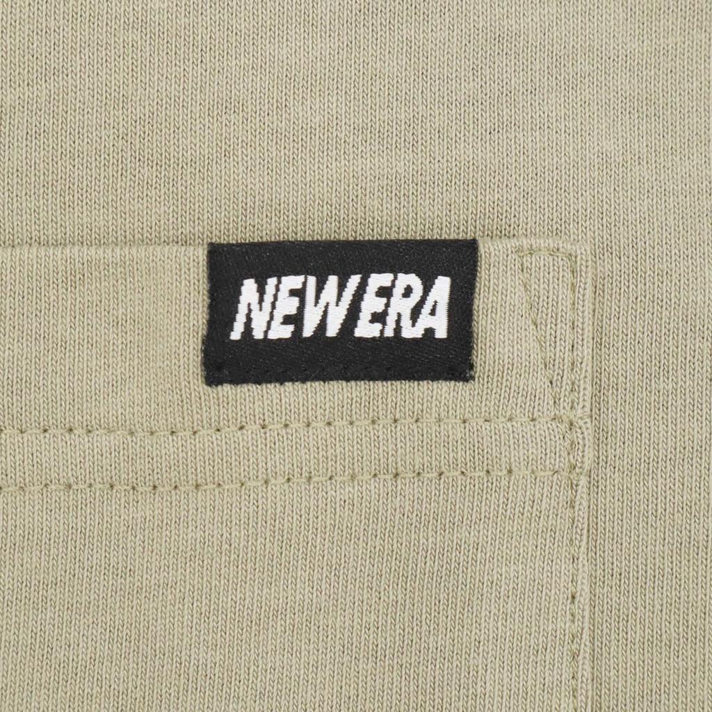 NEW ERA Short Sleeve Pocket Pebble M Cotton Pocket Tee Mini Brand Logo T-shirt S/S