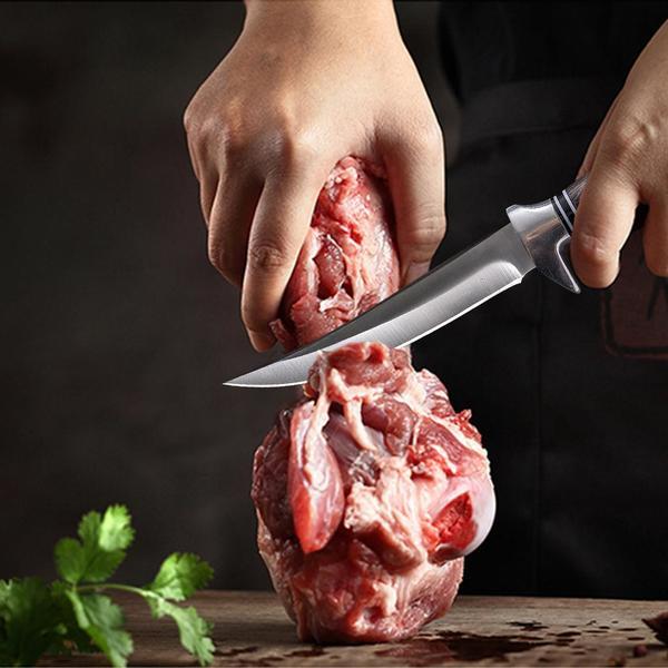 Fish Knife Boning Butcher Knife Slaughter Peeling Pig Hammer Stainless Steel Kitchen Knife