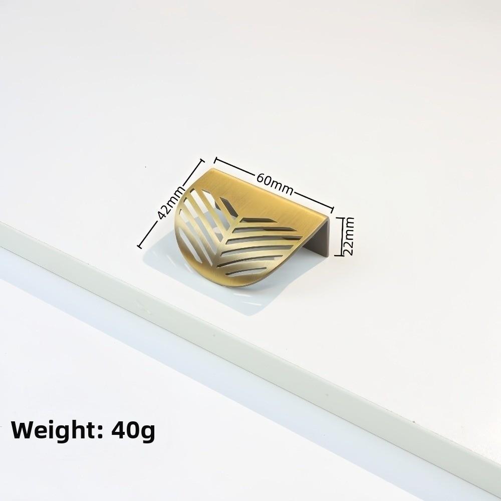 Curved Grip Drawer Pull Handle Zinc Alloy Cupboard Door Handle Furniture Hardware