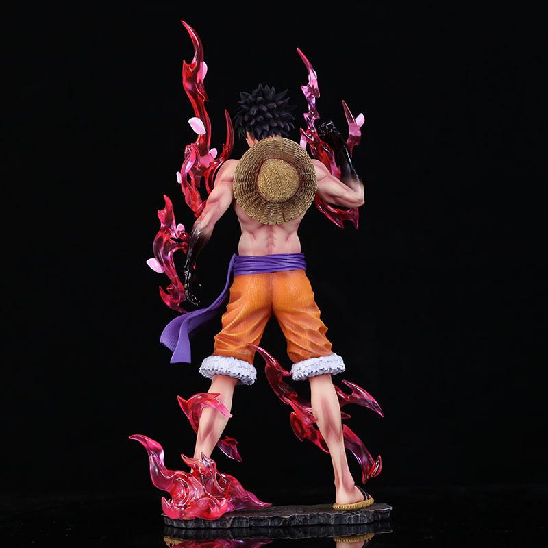 PVC Premium One Piece Luffy Figure - Sky Painting Flowing Sakura Edition